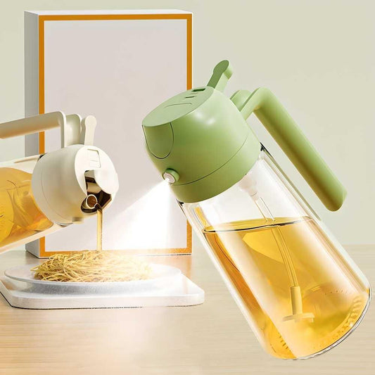 Oil Sprayer and Dispenser Bottle for Kitchen